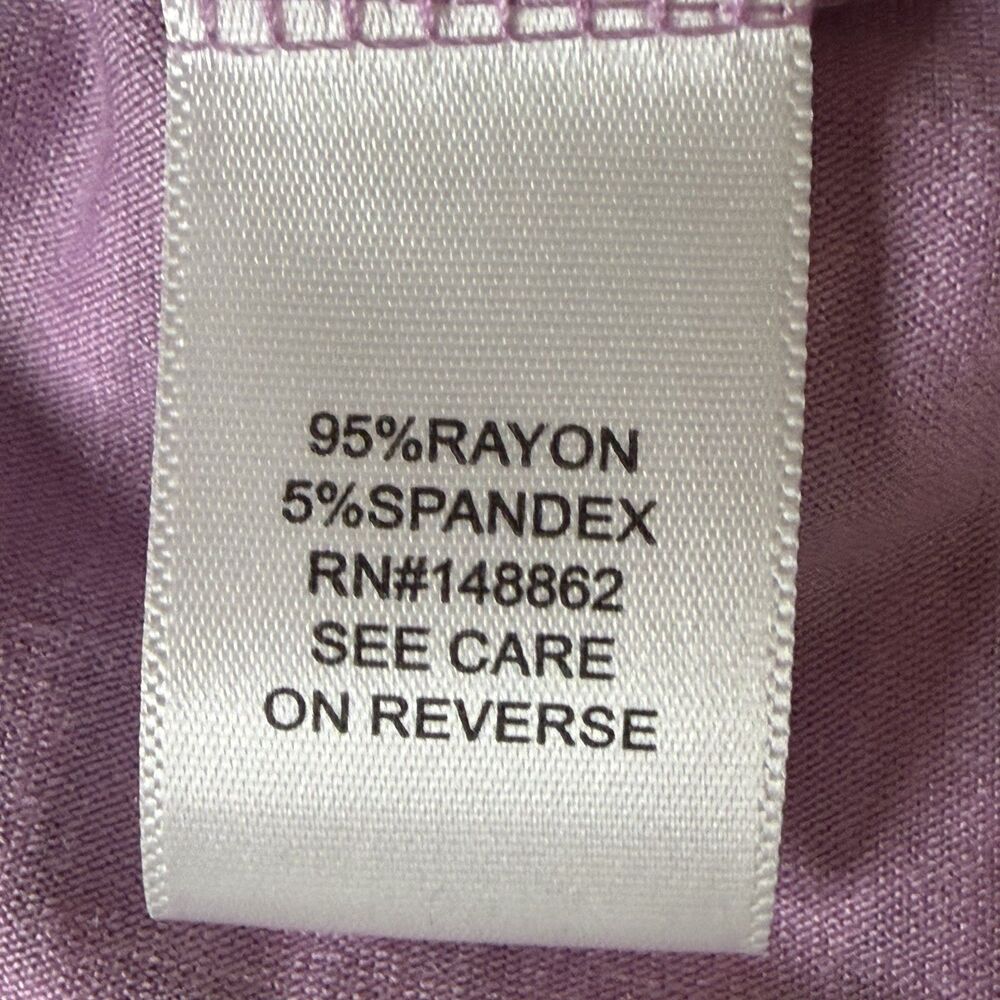 Torrid Super Soft Tie Front Babydoll Top Smocked Blouse Shirt Pink 1 US 1X - Picture 11 of 12
